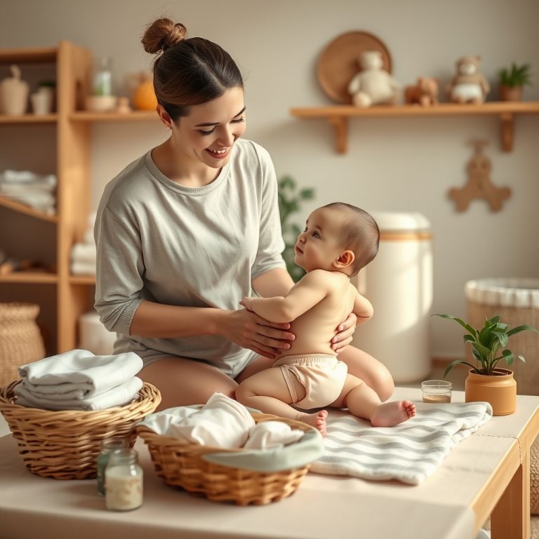 The Gentle Parenting Guide to Eco-Friendly Diapering: Nurturing Your Baby and the Planet