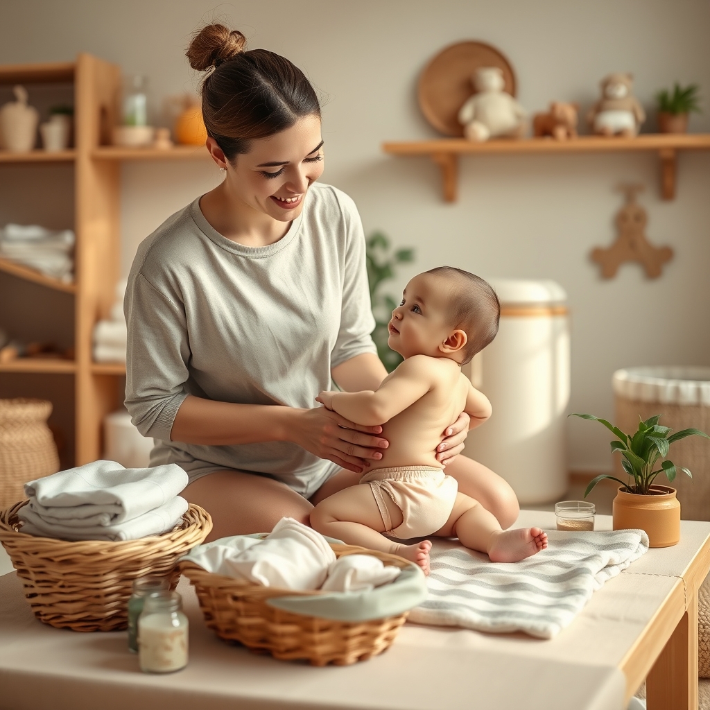 The Gentle Parenting Guide to Eco-Friendly Diapering: Nurturing Your Baby and the Planet